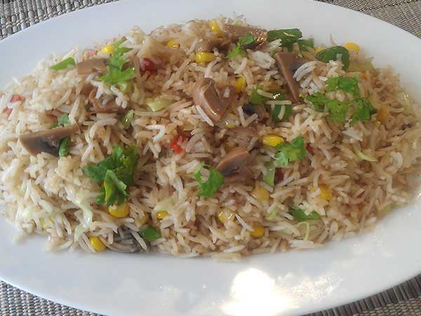 mushroom-Fried-rice